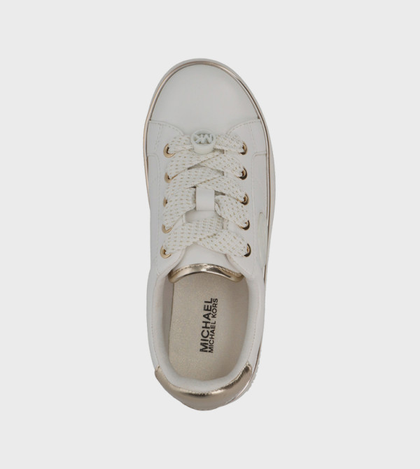 مايكل كورس  - بيج أحذية برقبة منخفضة 