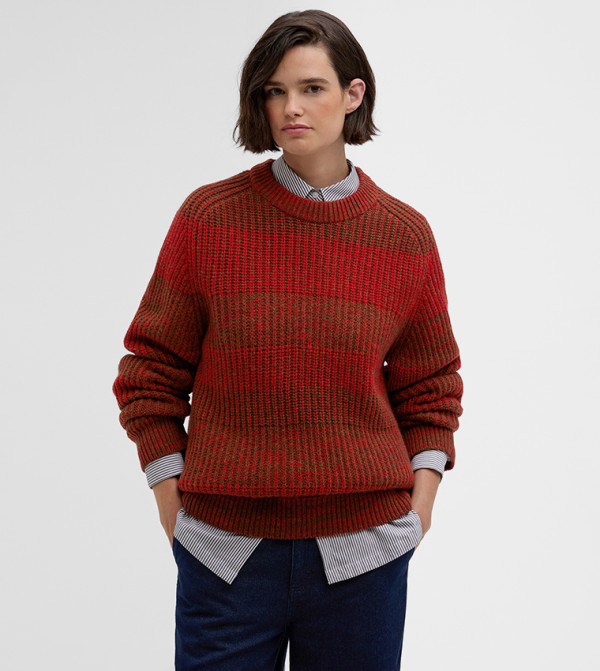 باربور باربور - أحمر Round Neck Sweaters