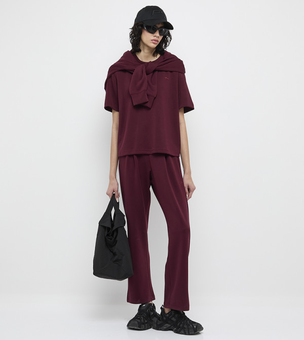 F5 F5 - Wine Short Sleeve T-Shirts