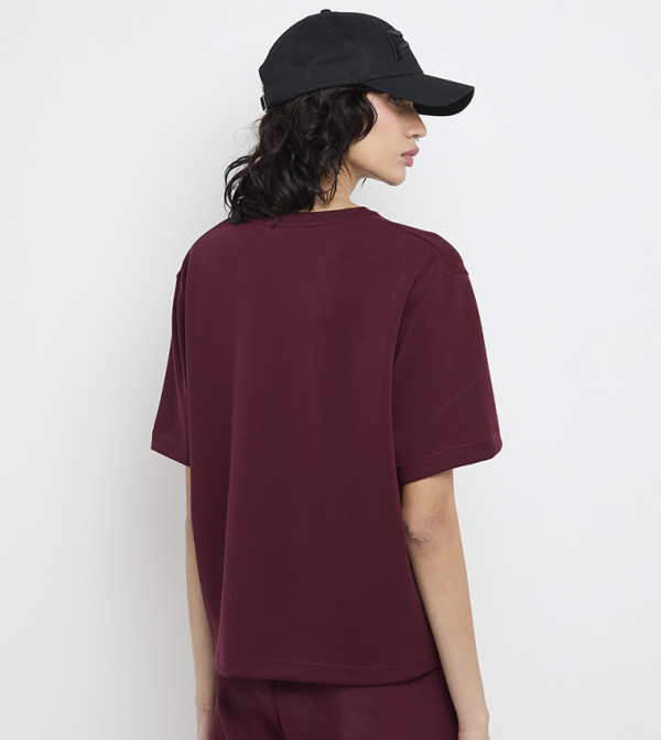 F5 F5 - Wine Short Sleeve T-Shirts