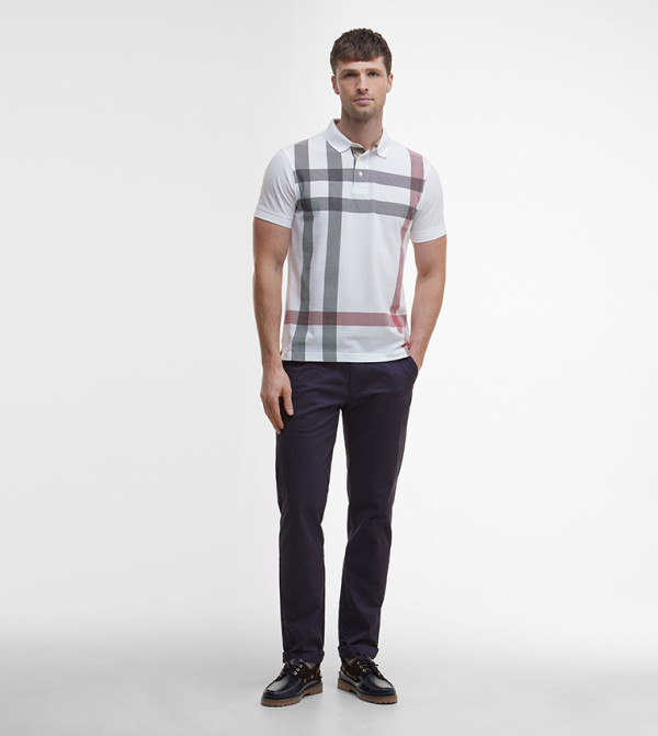 Barbour Barbour - White Polo T-shirts