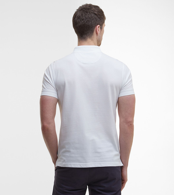 Barbour Barbour - White Polo T-shirts