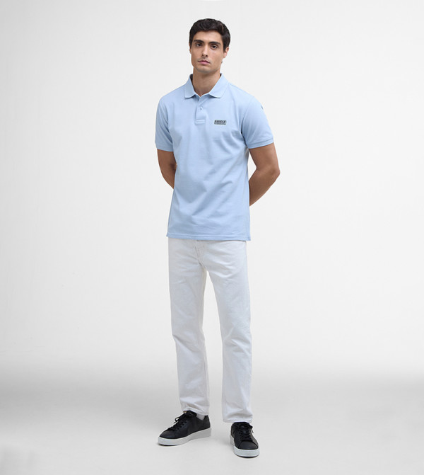 Barbour Barbour - Light Blue Polo T-shirts