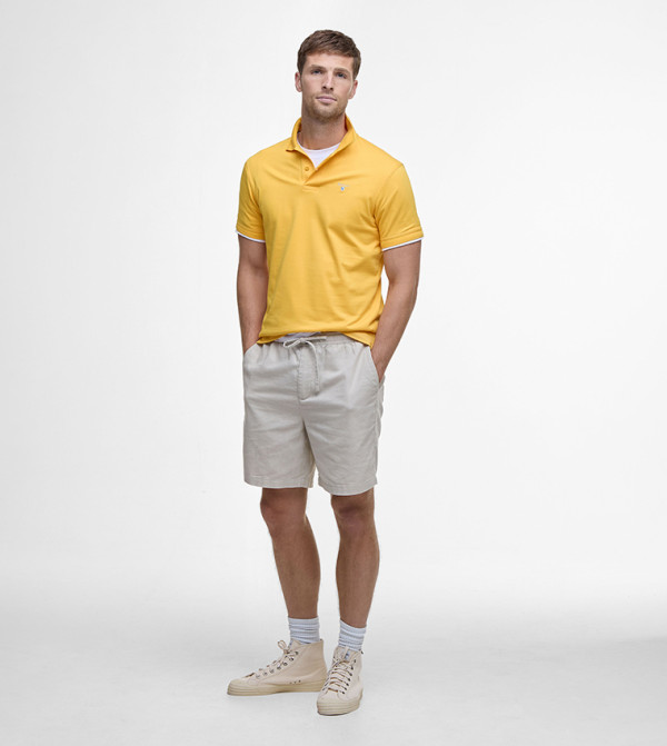Barbour Barbour - Yellow Polo T-shirts