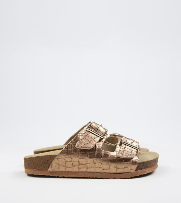 Manijero Manijero - Copper Flat Sandals