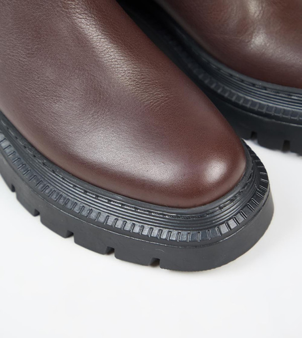 Manijero  Calf Boots - Dark Brown Mid Calf Boots