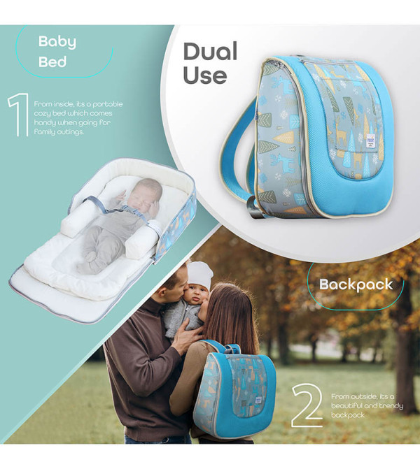 مون  بطانيات وقماطات  - أزرق Baby Bedding Sets & Pillows