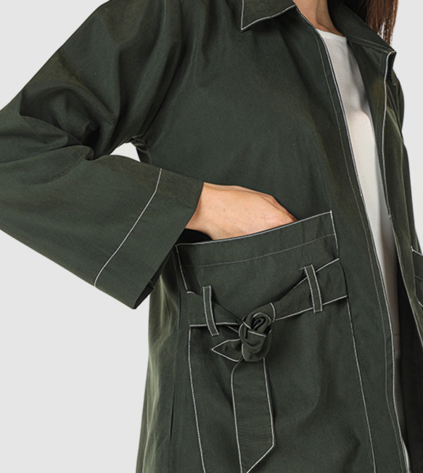 Moistreet  Clothing Sets - Green  Abayas