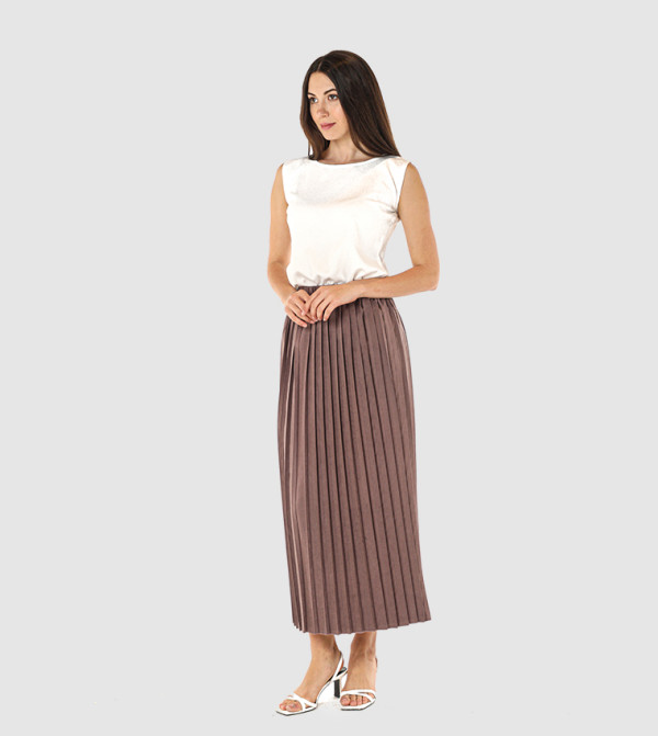 Moistreet  neutral-tailoring - Brown Abayas