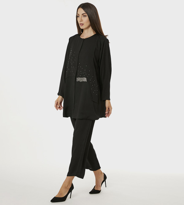 Moistreet  Co-Ord Set - Black Co-Ord Sets