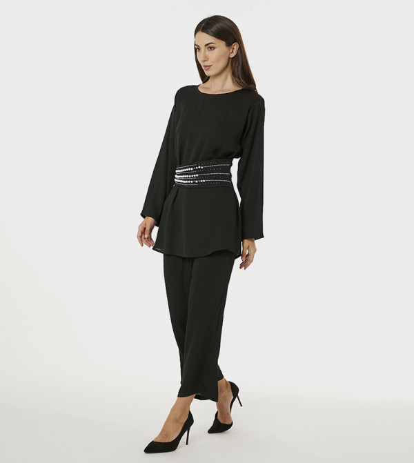 Moistreet  Clothing Sets - Black Co-Ord Sets
