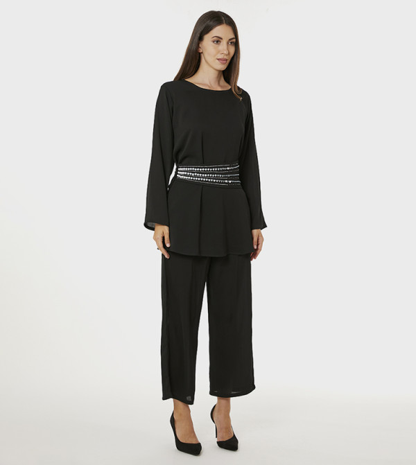Moistreet  Clothing Sets - Black Co-Ord Sets