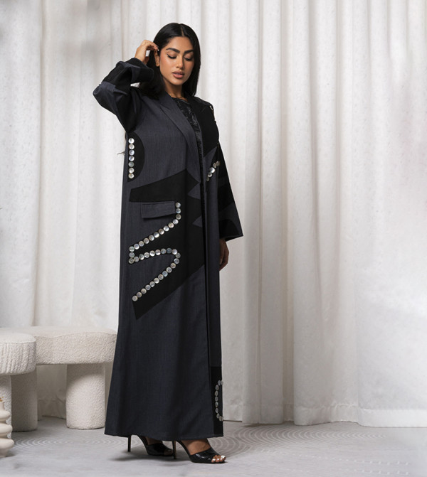 Moistreet Moistreet - Grey Abayas