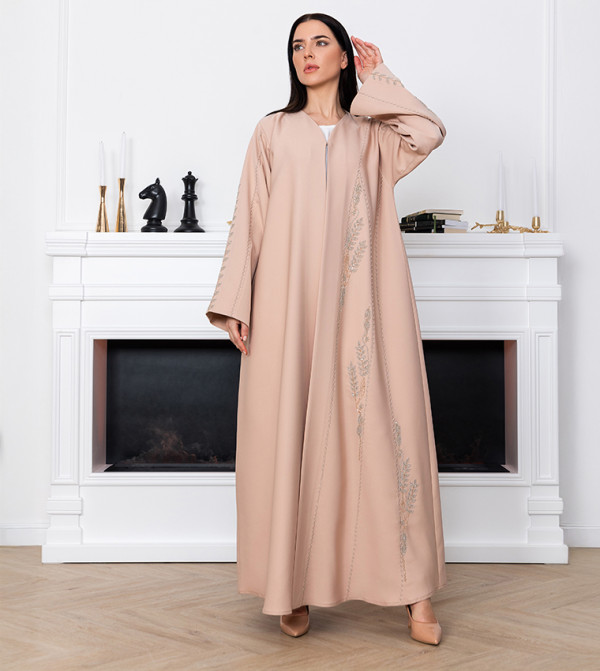 Moistreet  - Peach Abayas