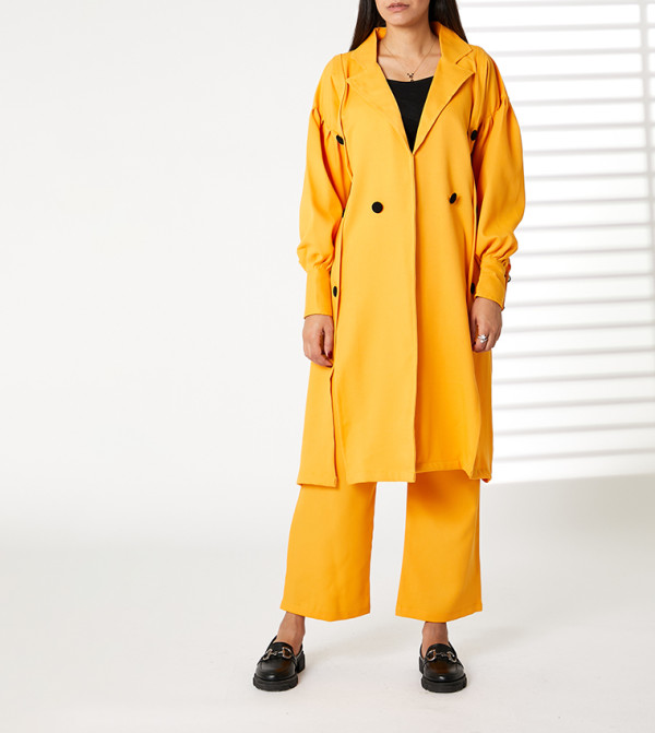 Moistreet  Co-Ord Set - Yellow Co-Ord Sets