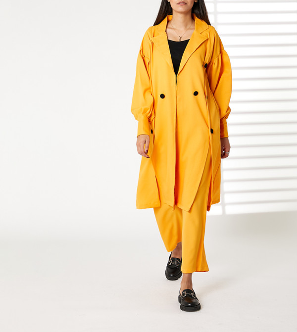 Moistreet  Co-Ord Set - Yellow Co-Ord Sets