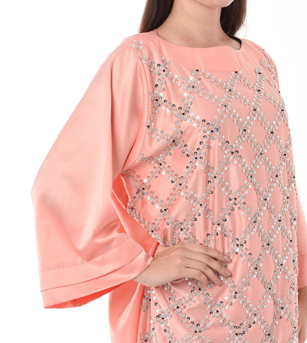 مويستريت  جلابية - برتقالي  Abayas