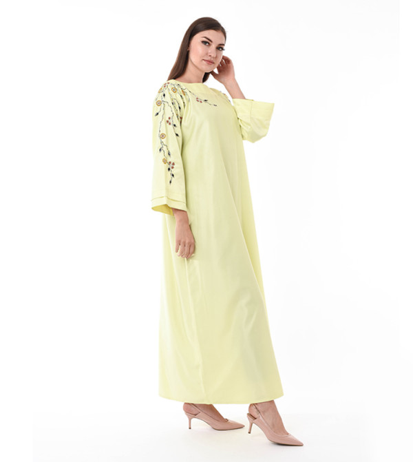 مويستريت  جلابية - أصفر Abayas