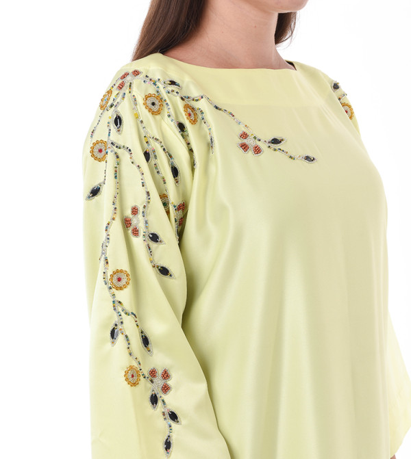 مويستريت  جلابية - أصفر Abayas