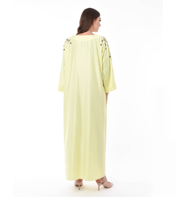 مويستريت  جلابية - أصفر Abayas