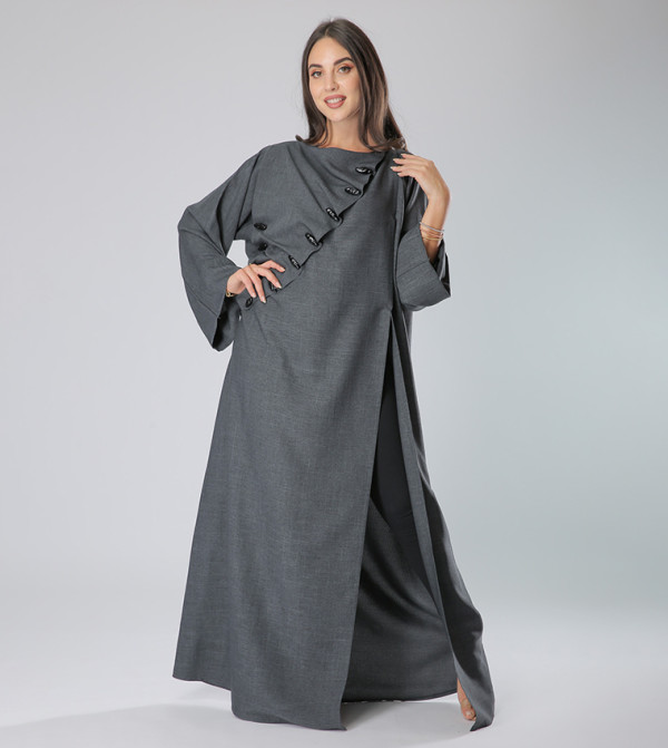 مويستريت  عباية - رمادي Abayas