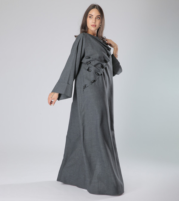 مويستريت  عباية - رمادي Abayas