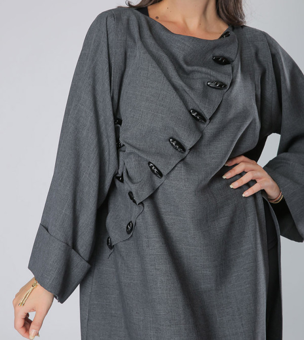 مويستريت  عباية - رمادي Abayas