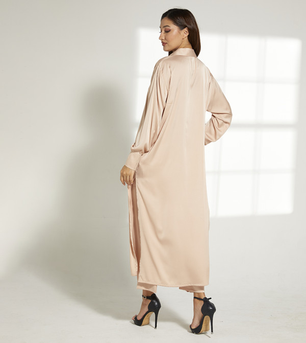 Moistreet  Co-Ord Set - Beige Co-Ord Sets