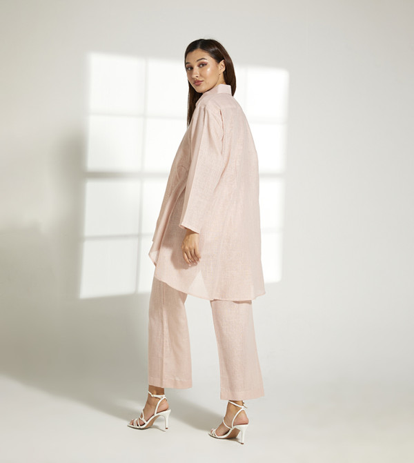 Moistreet  Clothing Sets - Peach Co-Ord Sets