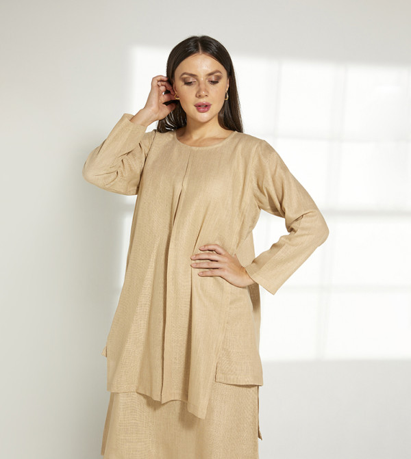 Moistreet  Clothing Sets - Tan Co-Ord Sets
