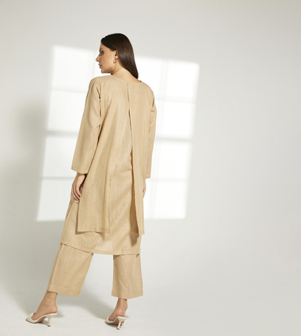 Moistreet  Clothing Sets - Tan Co-Ord Sets