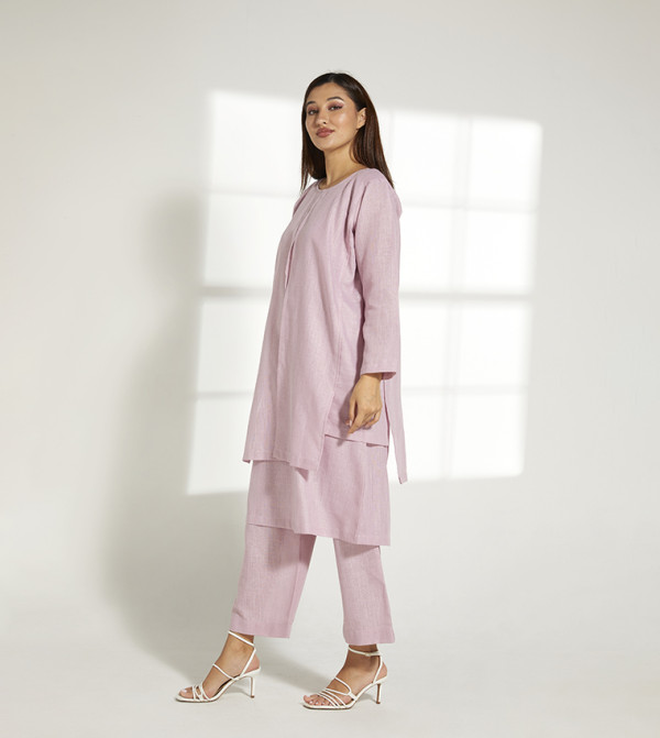 Moistreet  Co-Ord Set - Pink Co-Ord Sets
