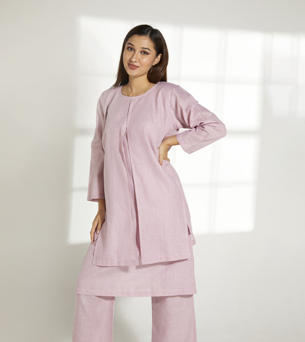 Moistreet  Co-Ord Set - Pink Co-Ord Sets