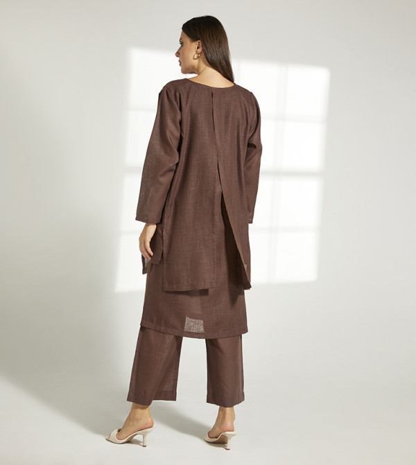 Moistreet  Clothing Sets - Brown Co-Ord Sets