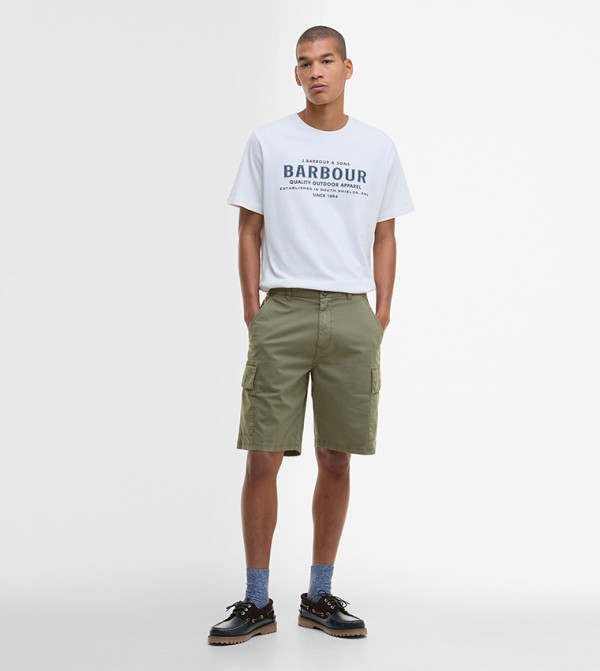 باربور  شورت كارجو - سراويل كارجو - أخضر Cargo Shorts