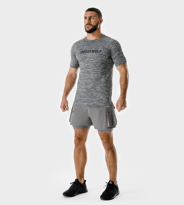 SQUATWOLF SQUATWOLF - Grey T-shirts