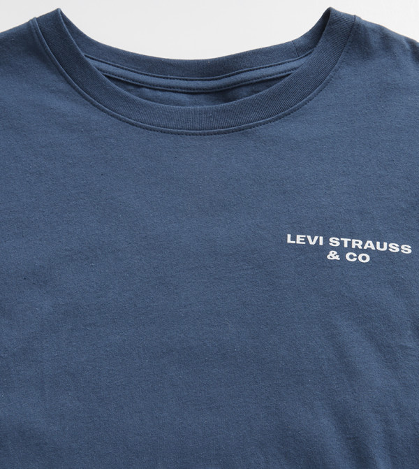 Levi's Clothing - Blue Round Neck T-Shirts