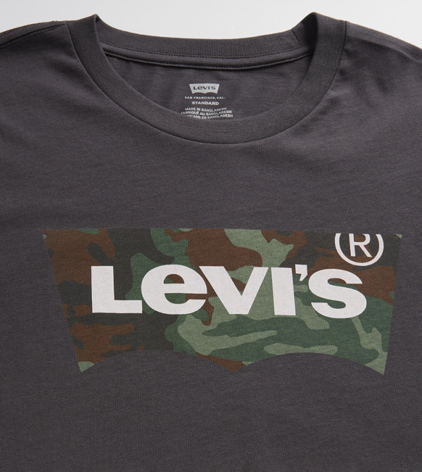 ليفايز ليفايز - أسود Round Neck T-Shirts