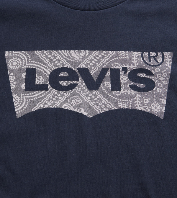 Levi's Clothing - Navy Round Neck T-Shirts