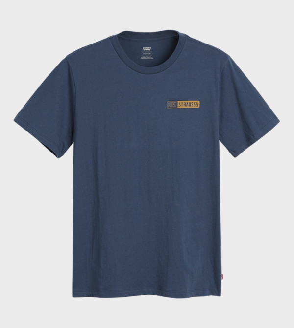 ليفايز ليفايز - أزرق Round Neck T-Shirts
