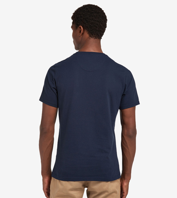 Barbour Barbour - Navy Casual T-Shirts