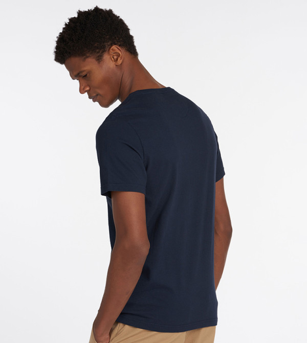 Barbour Barbour - Navy Casual T-Shirts