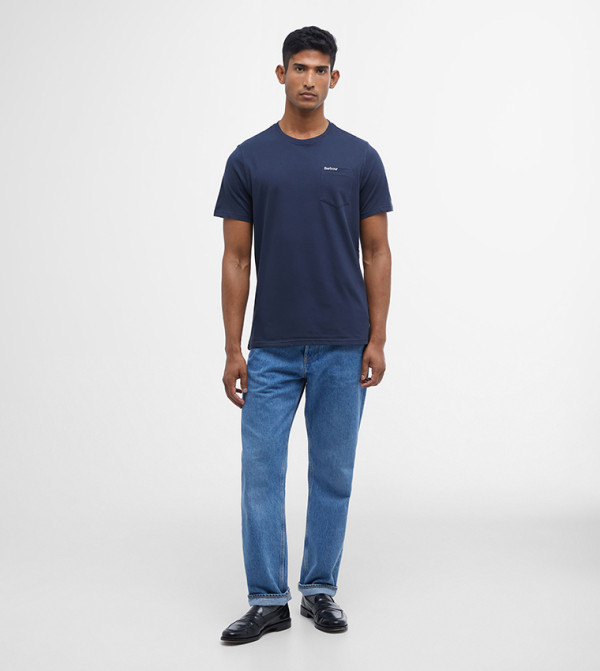 Barbour Barbour - Navy Casual T-Shirts