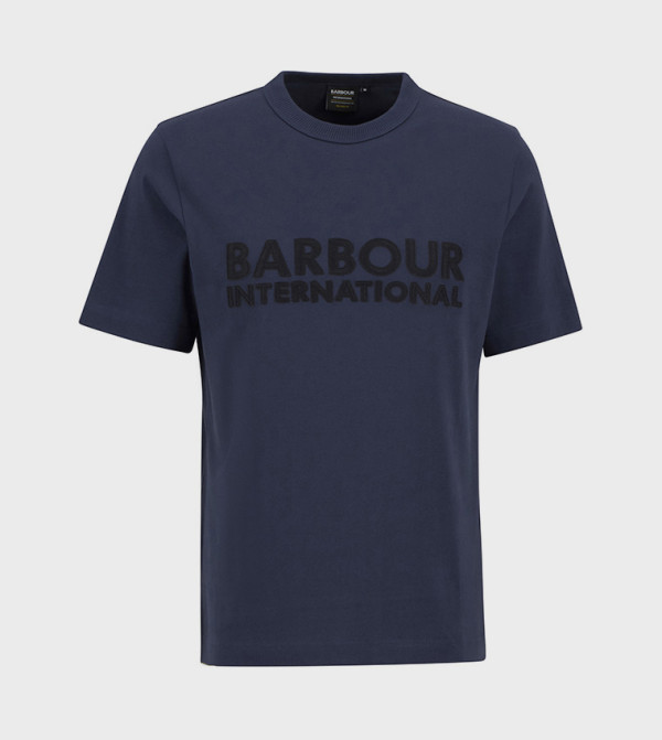 Barbour Barbour - Navy Round Neck T-Shirts