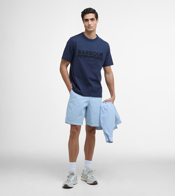 Barbour Barbour - Navy Round Neck T-Shirts