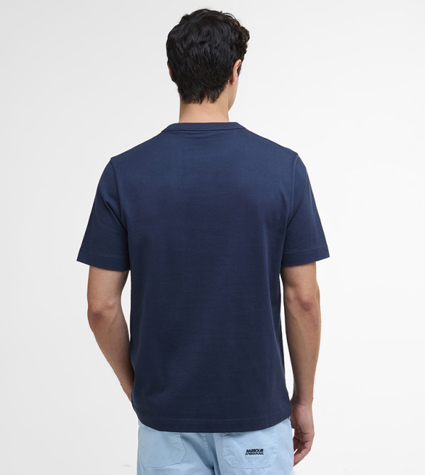Barbour Barbour - Navy Round Neck T-Shirts