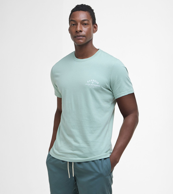 Barbour Barbour - Green Casual T-Shirts