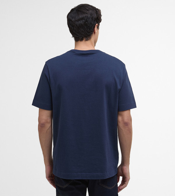 Barbour Barbour - Navy Round Neck T-Shirts