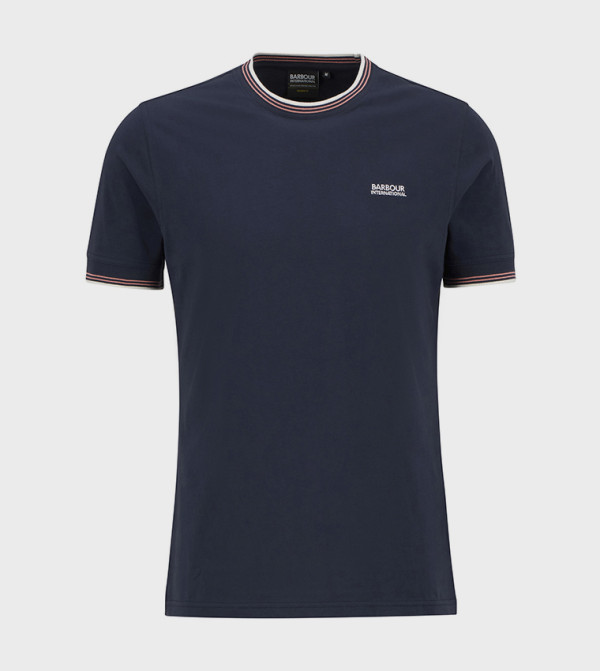 باربور  ملابس - كحلي Round Neck T-Shirts