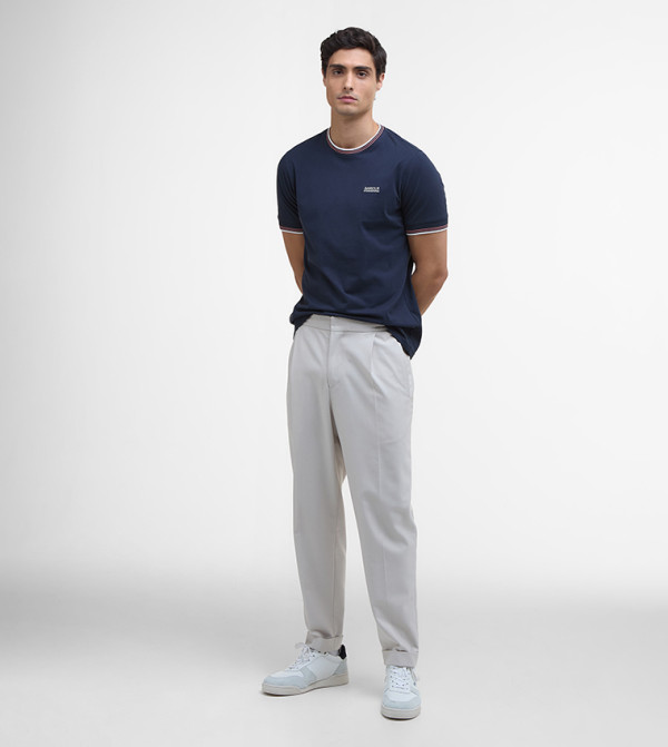 باربور  ملابس - كحلي Round Neck T-Shirts